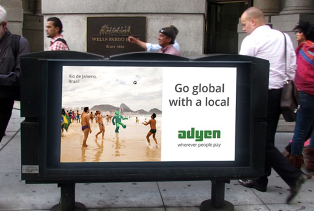 Urban panel close to restaurants and entertainment venues for evening reach