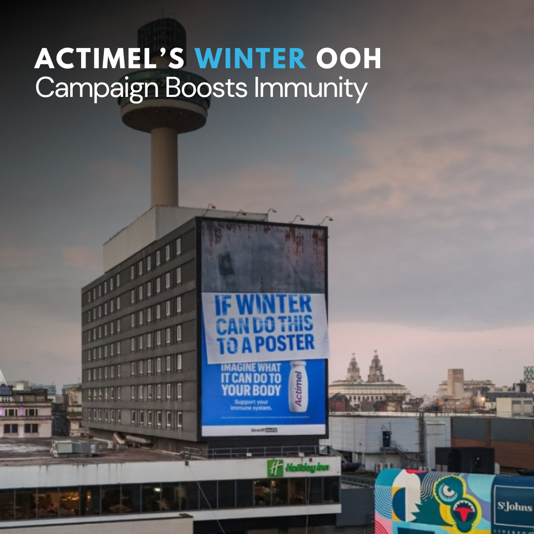 Actimel's Winter OOH Campaign