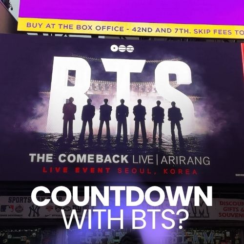 BTS Takes Over Times Square for ARIRANG Live on Netflix