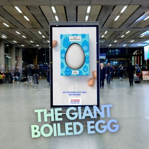 Tesco Launches Giant Boiled Egg for a Protein-Focused Easter
