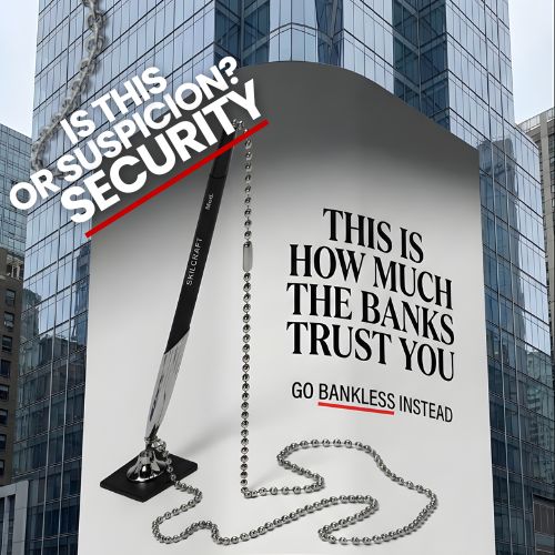 A Chained Pen Exposes Bank Trust