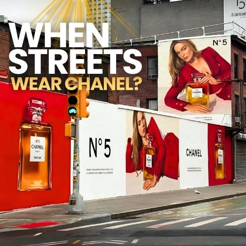 Chanel No. 5 Redefines Street-Level Luxury