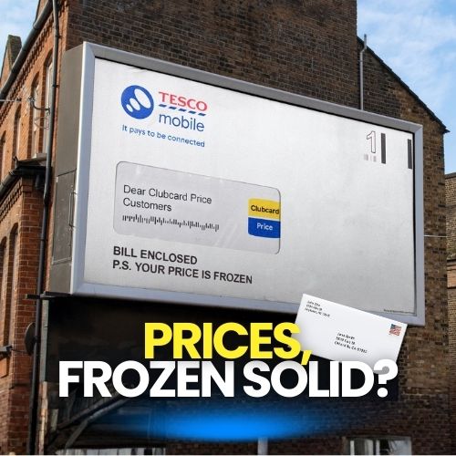 Tesco Mobile Reframes the “Doormat Bill” With BBH London’s Frozen Prices Campaign