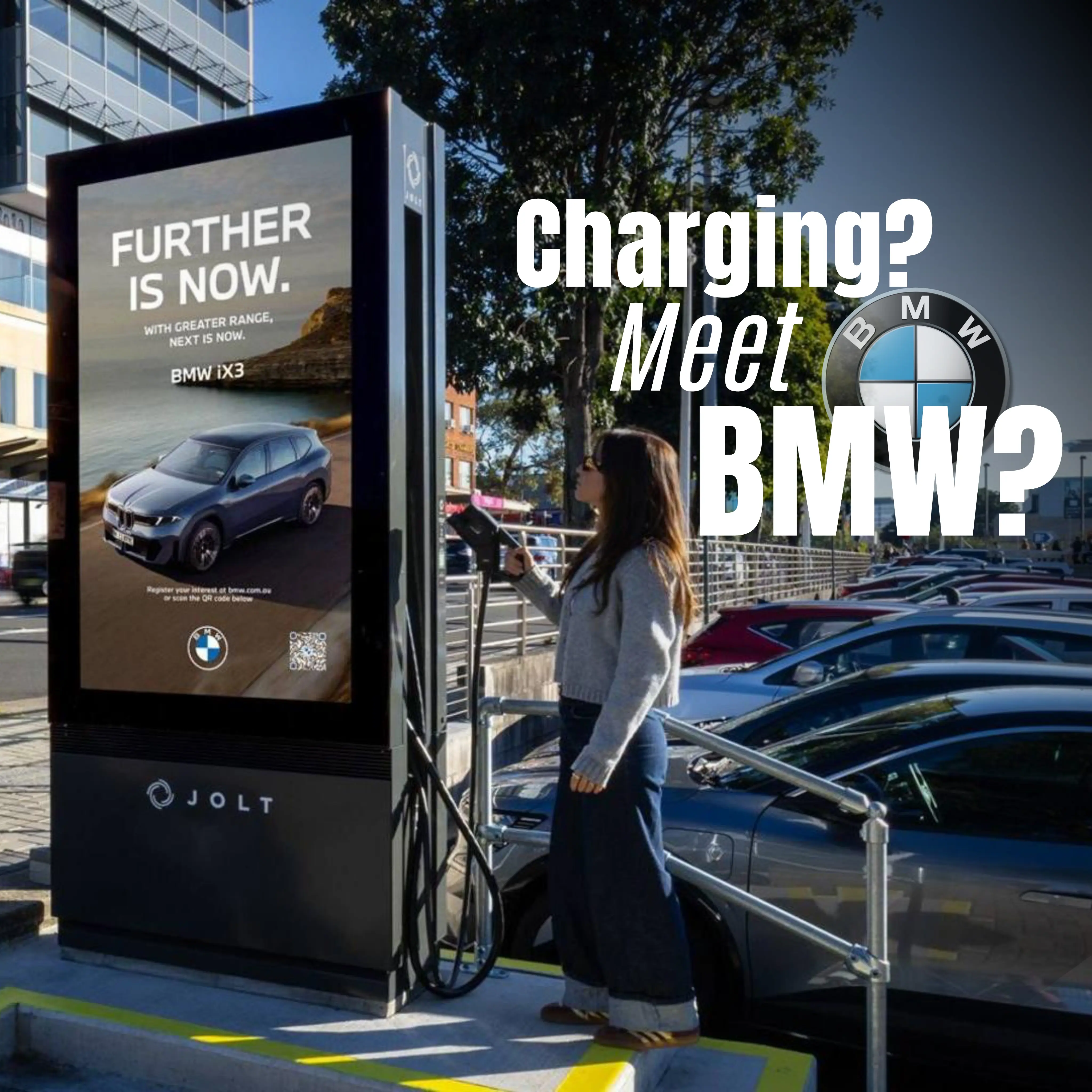 BMW Launches Vehicle-Triggered DOOH Campaign On EV Chargers