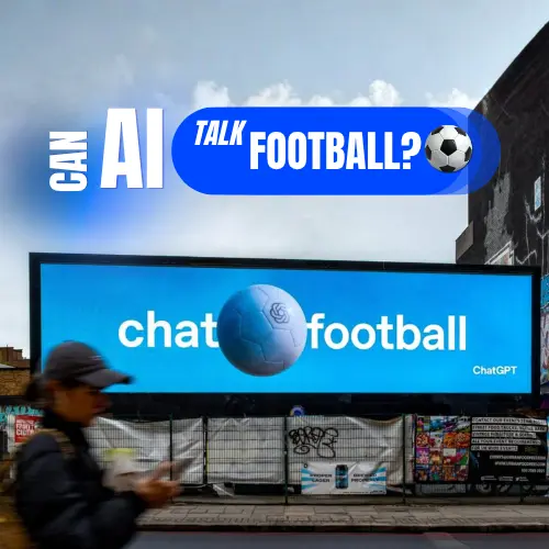 ChatGPT Launches Football-Themed Billboard Campaign