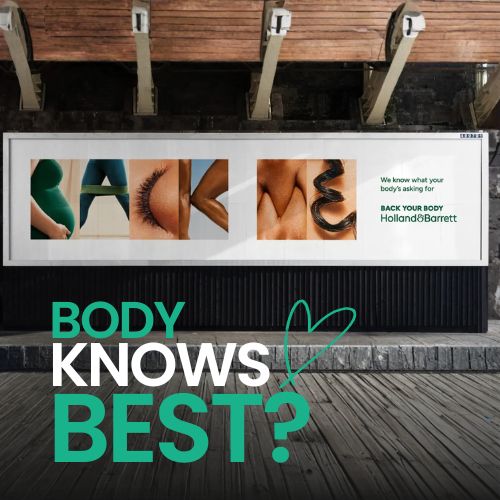 Holland & Barrett gives body language new meaning