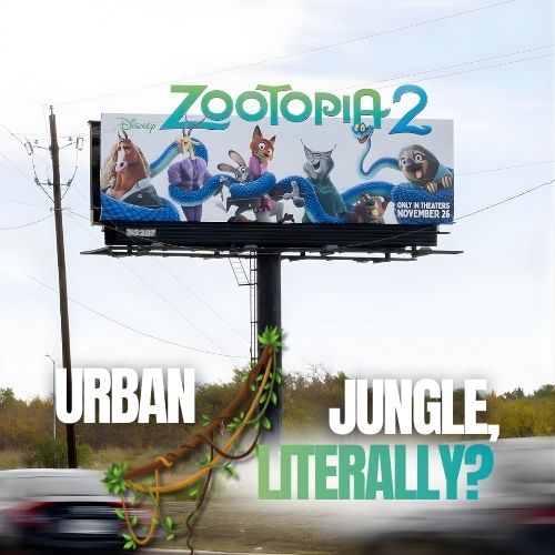 Disney’s Zootopia 2 Escapes The Frame In OOH