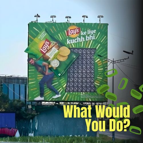 Lay’s turns a simple line into standout OOH