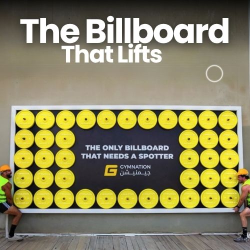 GymNation’s Billboard That ‘Needs a Spotter’