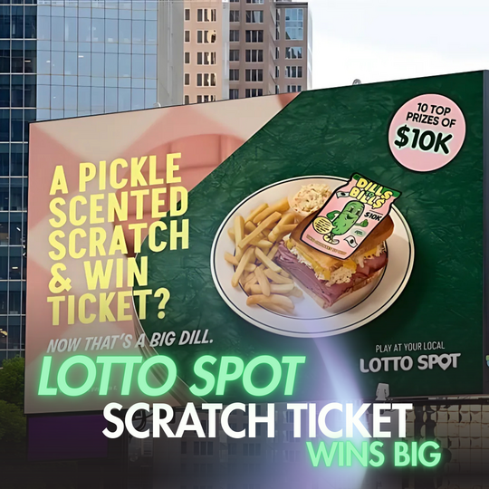 Lotto Spot’s Pickle-Scented Scratch Ticket Wins Big