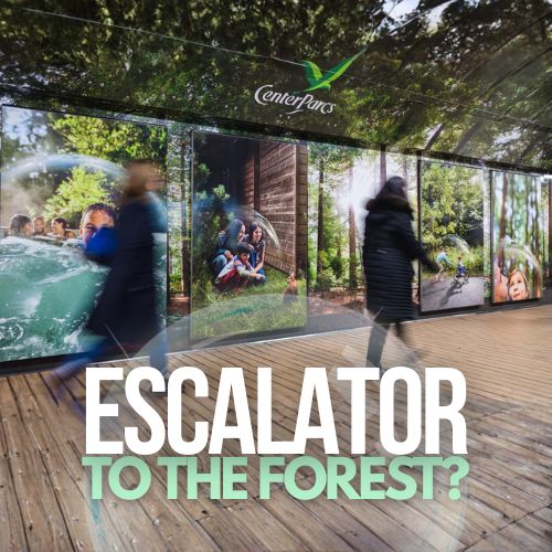 Center Parcs transforms Oxford Circus Underground station into a forest escape