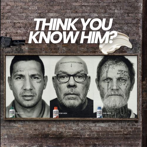 Rock Face Challenges Stereotypes with Bold OOH Campaign