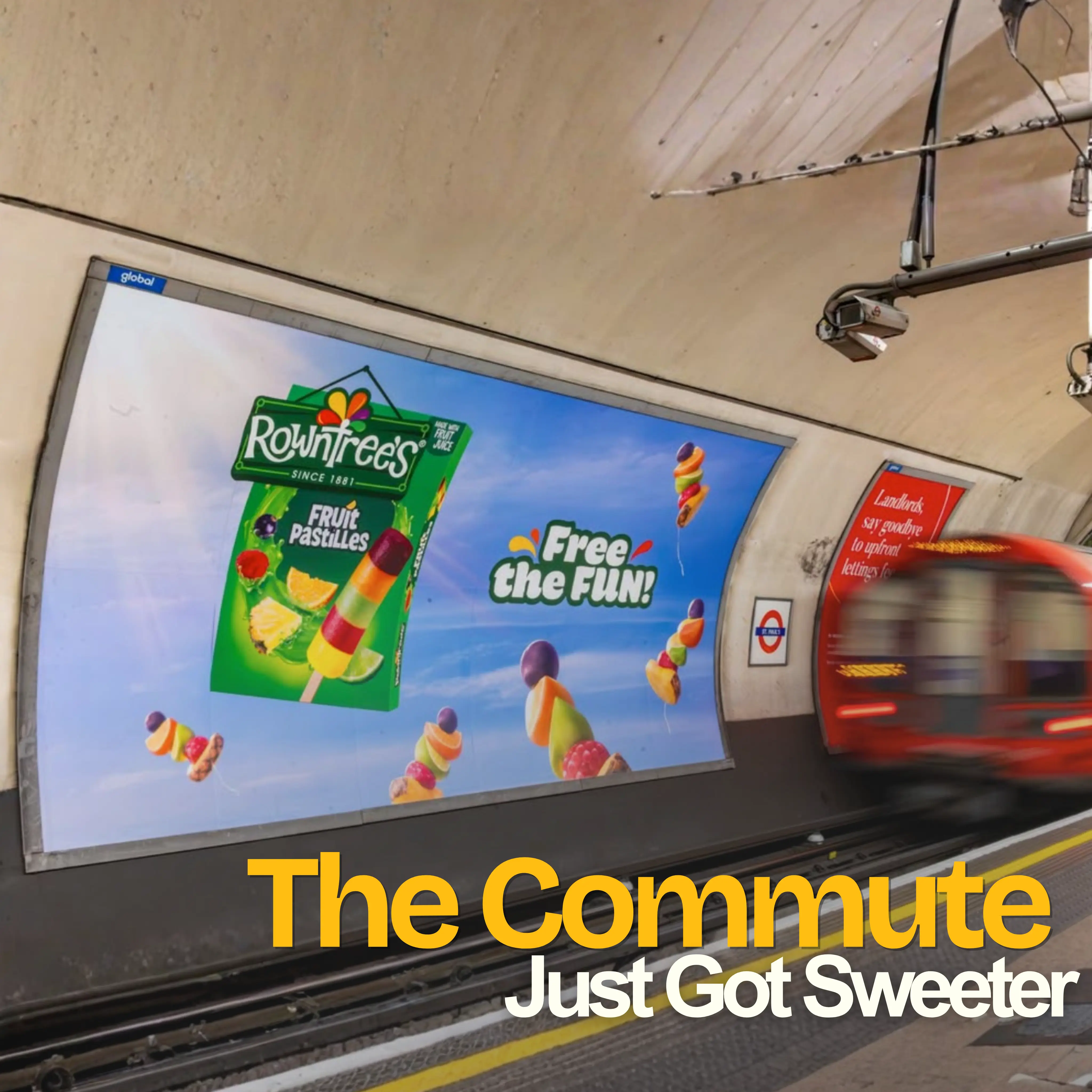 Rowntree's Free The Fun Campaign Brightens The London Underground