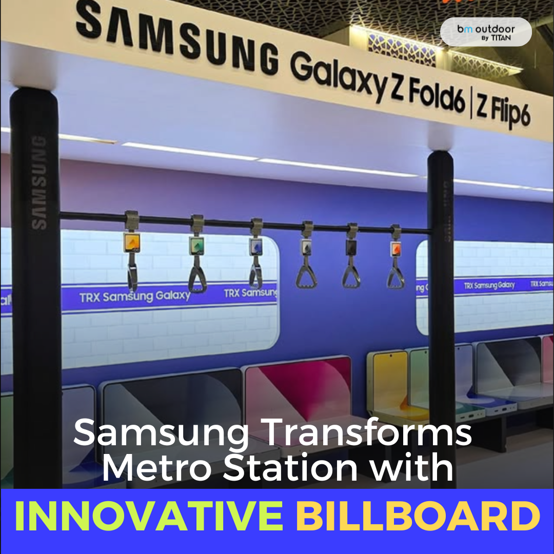 Samsung Transforms Metro Station