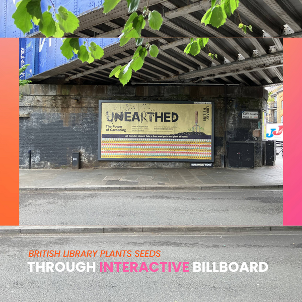 British Library Plants Seeds Through Interactive Billboard