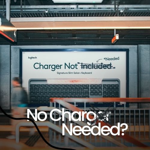 Logitech “Charger Not Needed” Billboard Campaign in Sydney