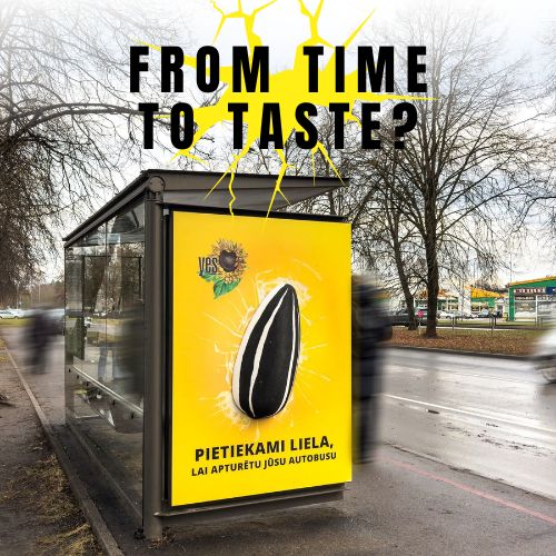 Y.E.S Turns Bus Shelter Into Giant Seed