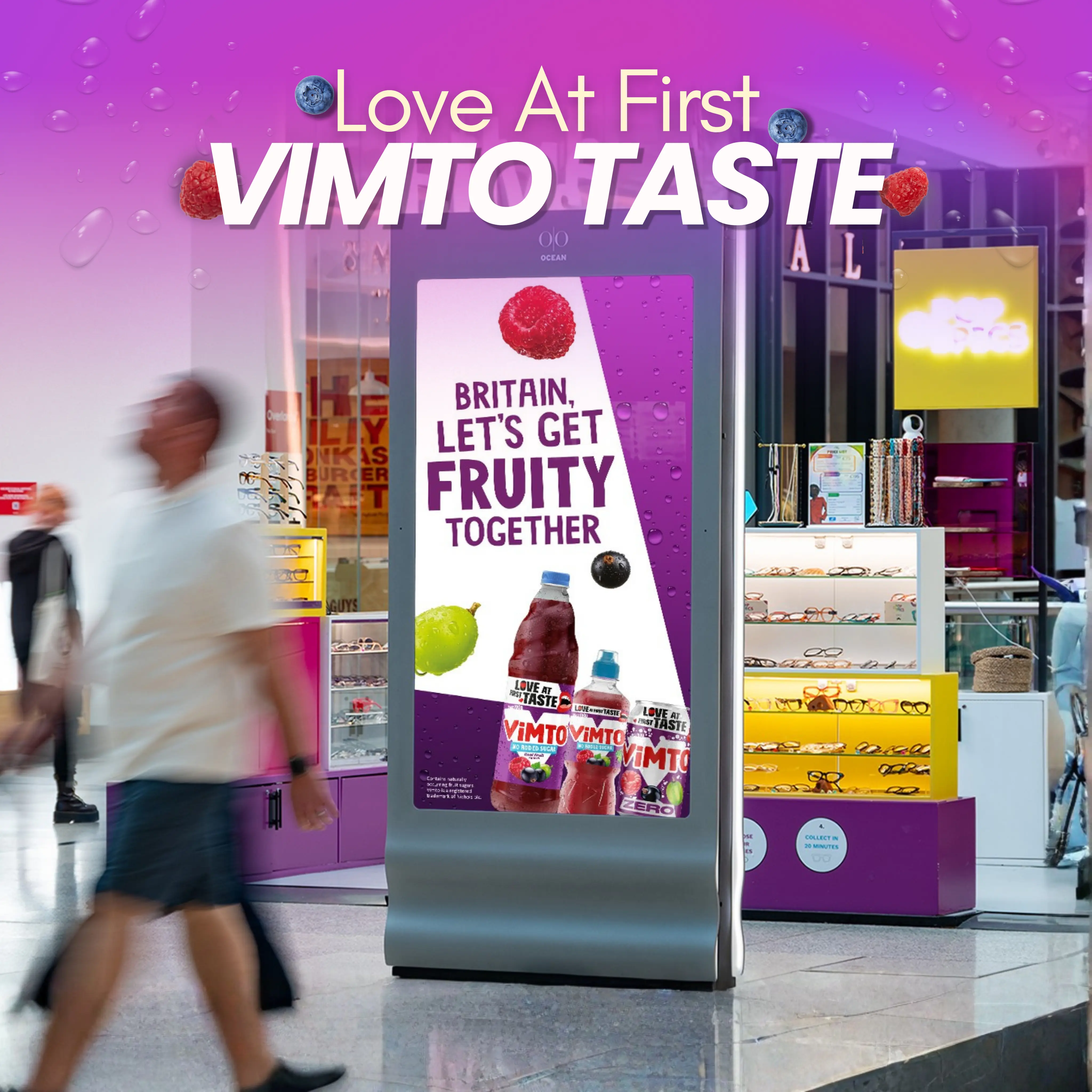 Vimto Launches Love At First Taste Campaign With Playful OOH