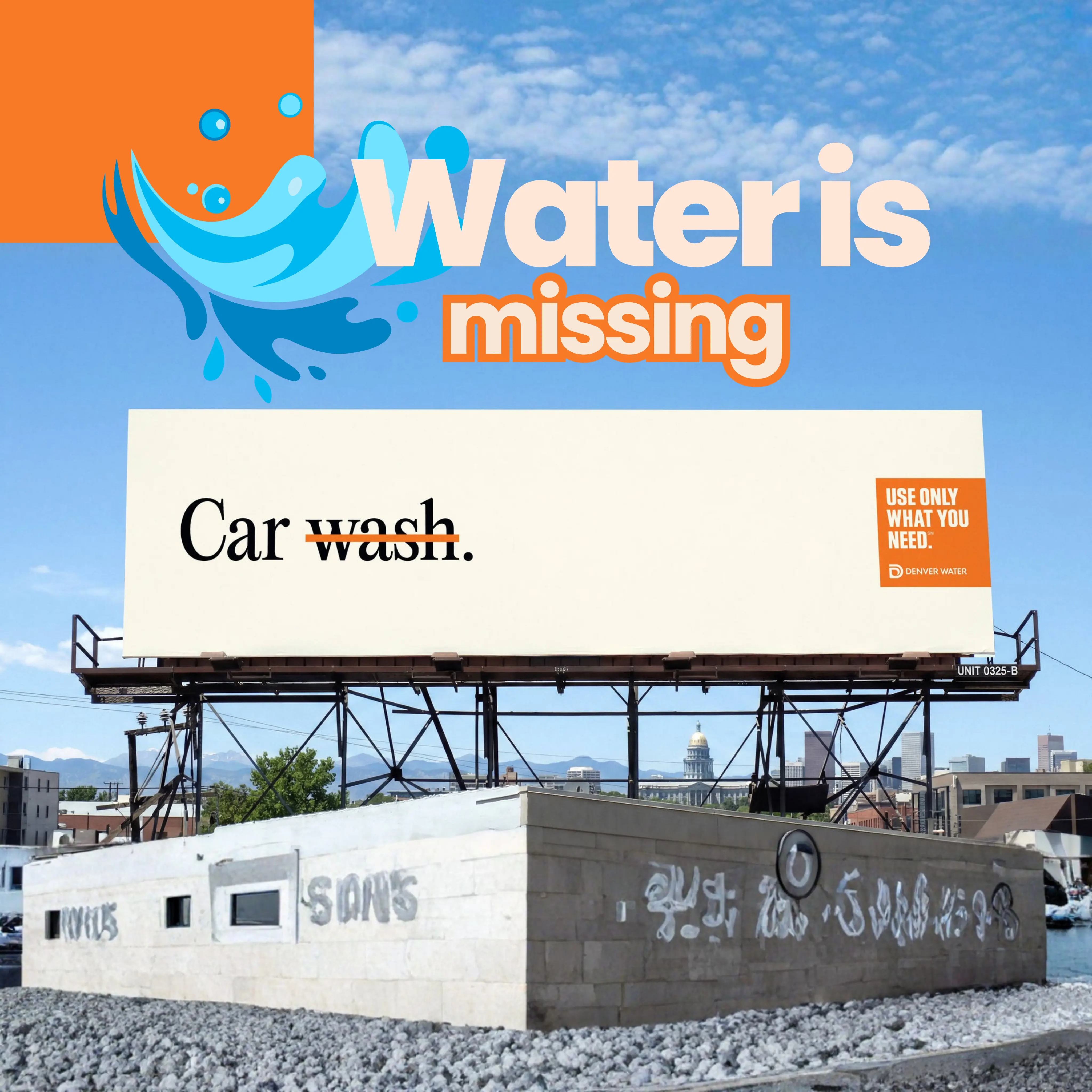 Denver Water Launches “Water Is Missing” Drought Awareness Campaign