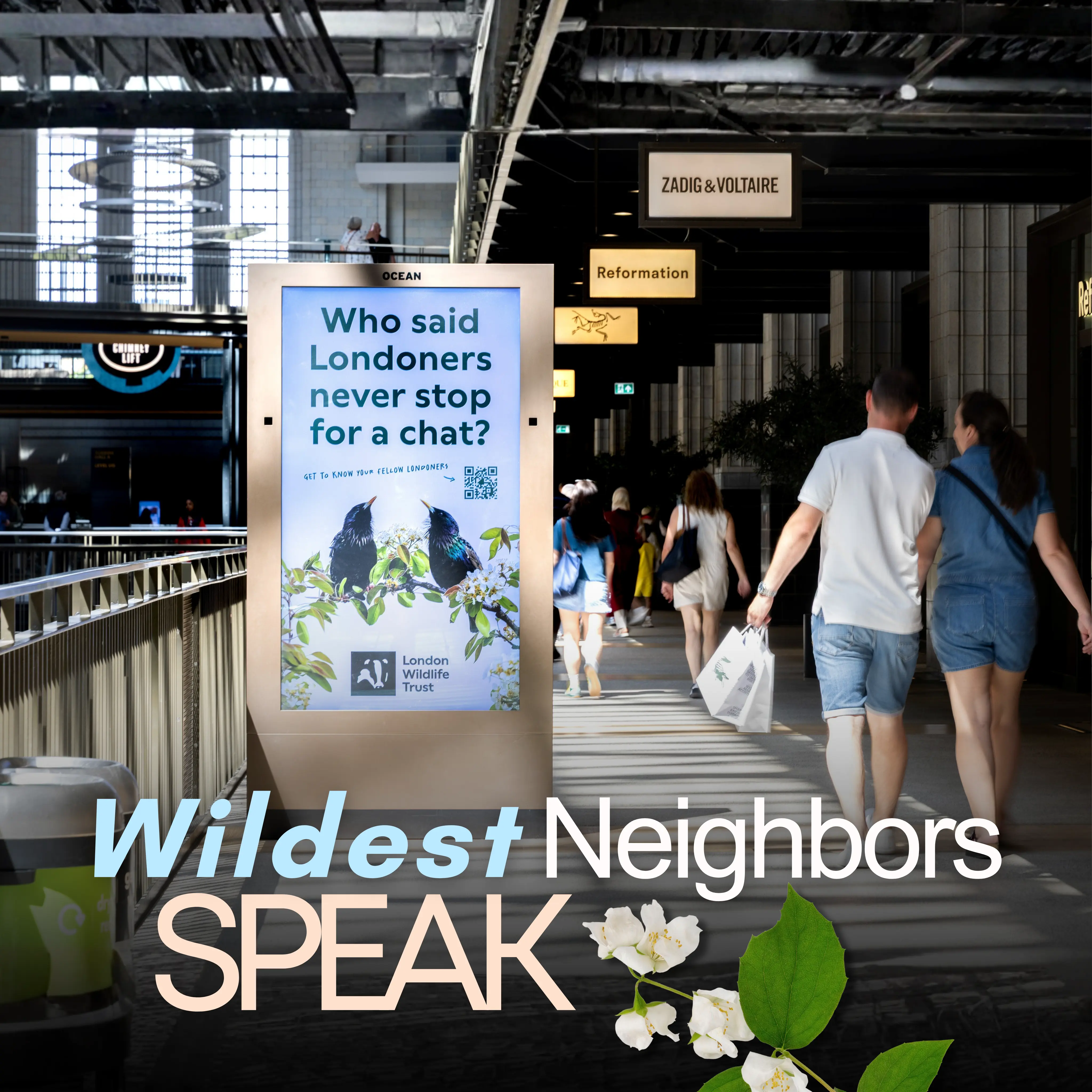 London Wildlife Trust Launches Playful OOH Campaign Celebrating Urban Wildlife