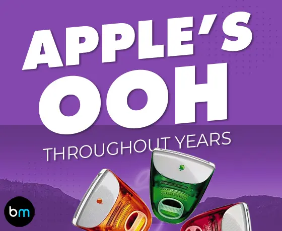Apple's OOH Throughout The Years