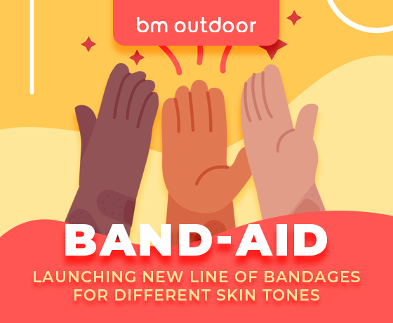 BAND-AID LAUNCHING NEW LINE OF BANDAGES FOR DIFFERENT SKIN TONES