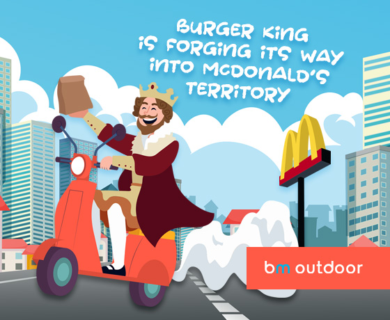 Burger King is forging its way into McDonalds territory