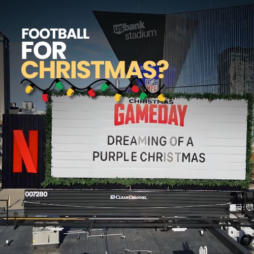 Netflix Takes NFL Christmas to OOH