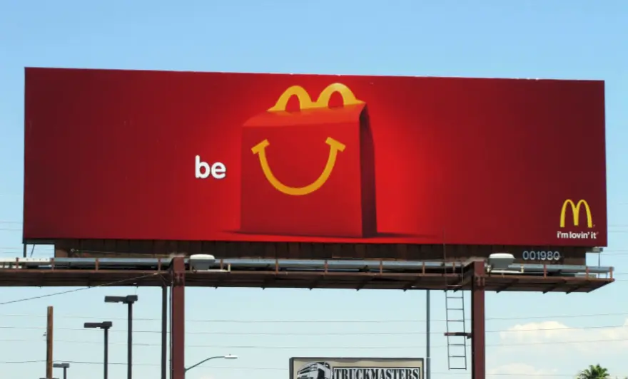 Mcdonald's Billboard, Be Happy