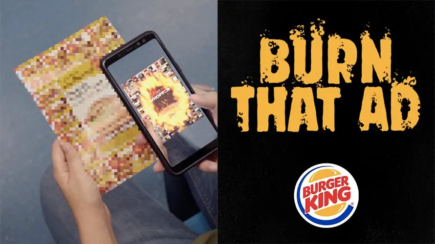 Burger King Advertising, Burn that adS