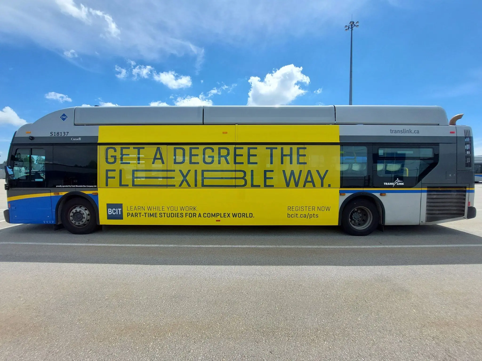 Bus Advertising, Get a Degree the Flexible Way BCIT