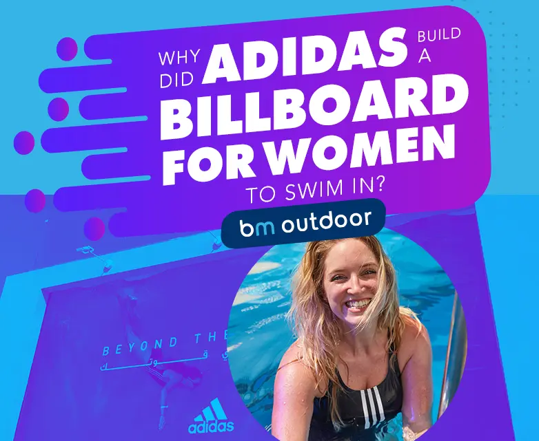 Why Did Adidas Build A Billboard For Women To Swim In? 