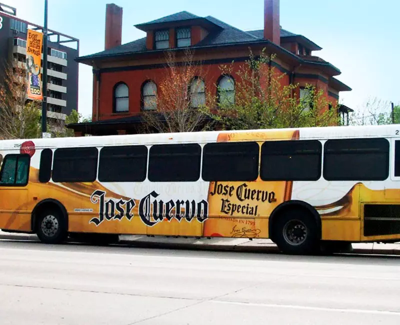 Bus Advertising, Tequila Jose Cuervo Especial
