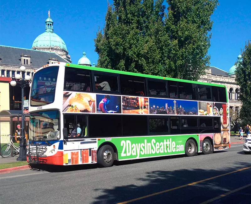 Bus Advertising, 2 Days in Seattle