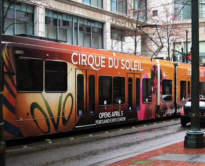 Bus Advertising, Cirque du Soleil