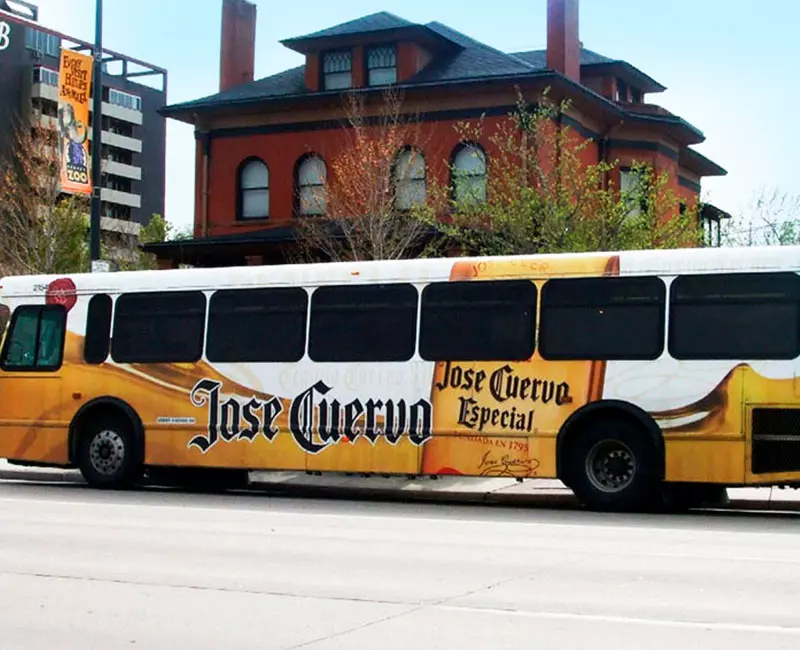 Bus Advertising, Tequila Jose Cuervo Especial
