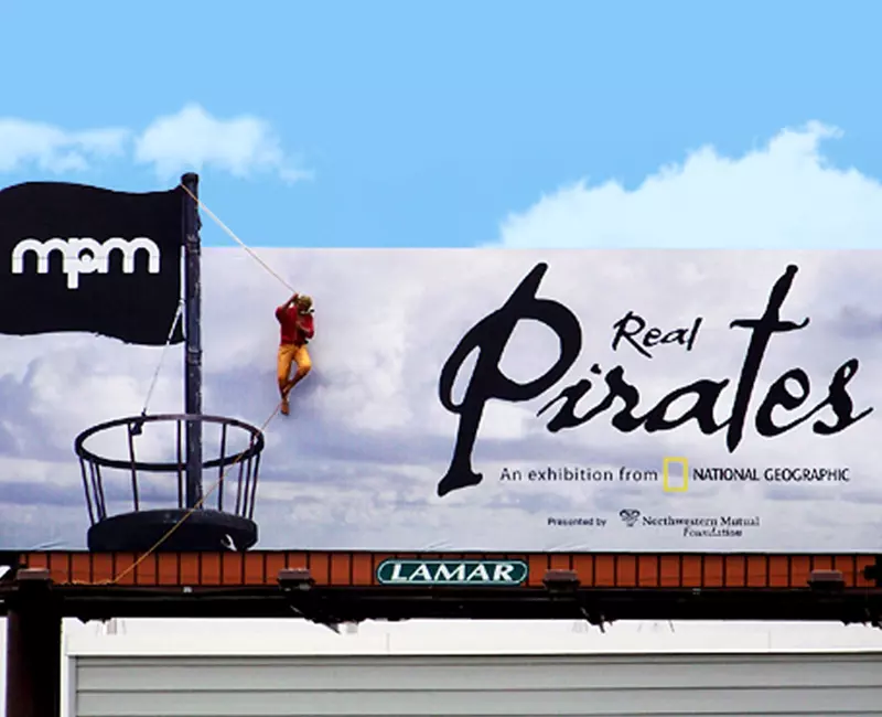 image of longview pirates billboard advertising