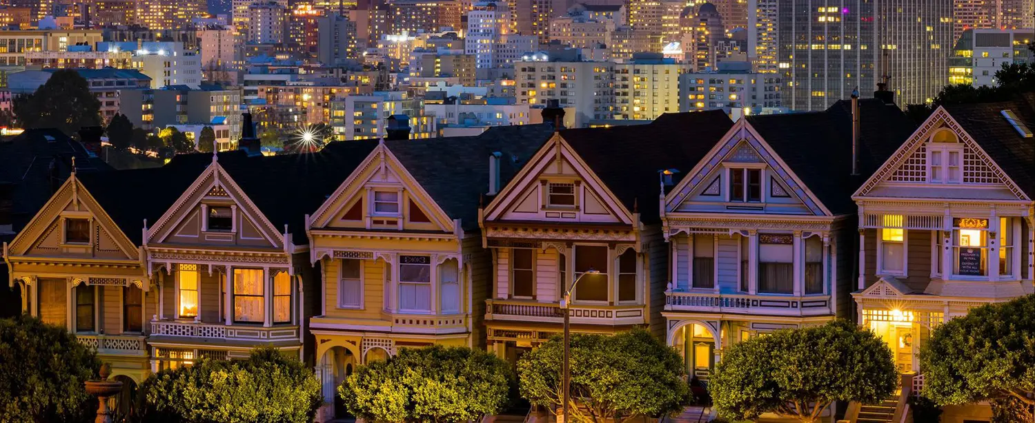 Landscape Houses at San Francisco, California