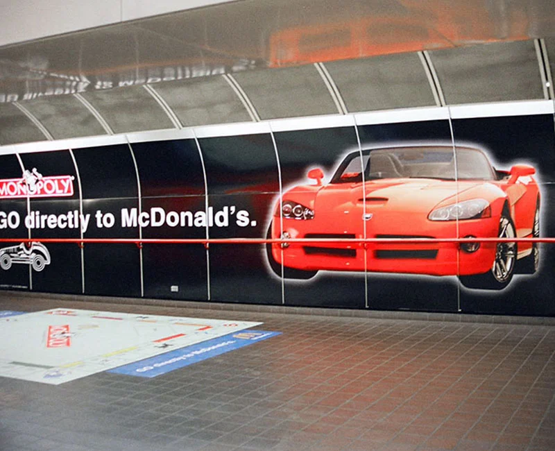 Transit Advertising Monopoly, Go Directly to McDonald's